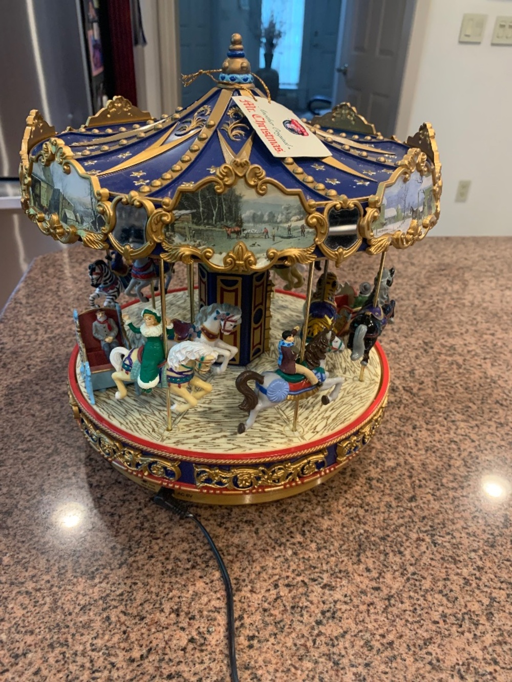 Mr. Christmas Vintage Musical Carousel